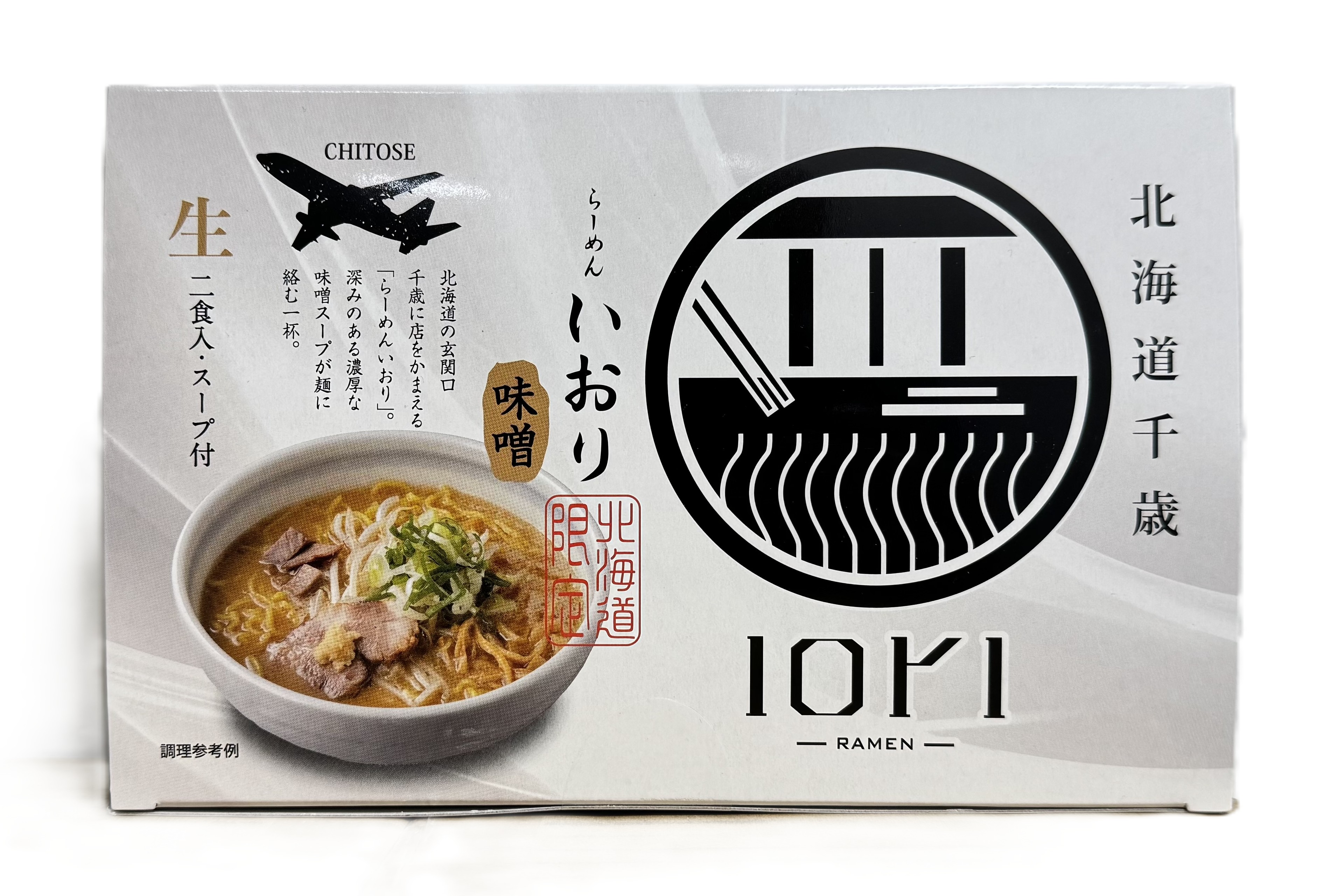 らーめんＩＯＲＩ 生麺 味噌味 道外