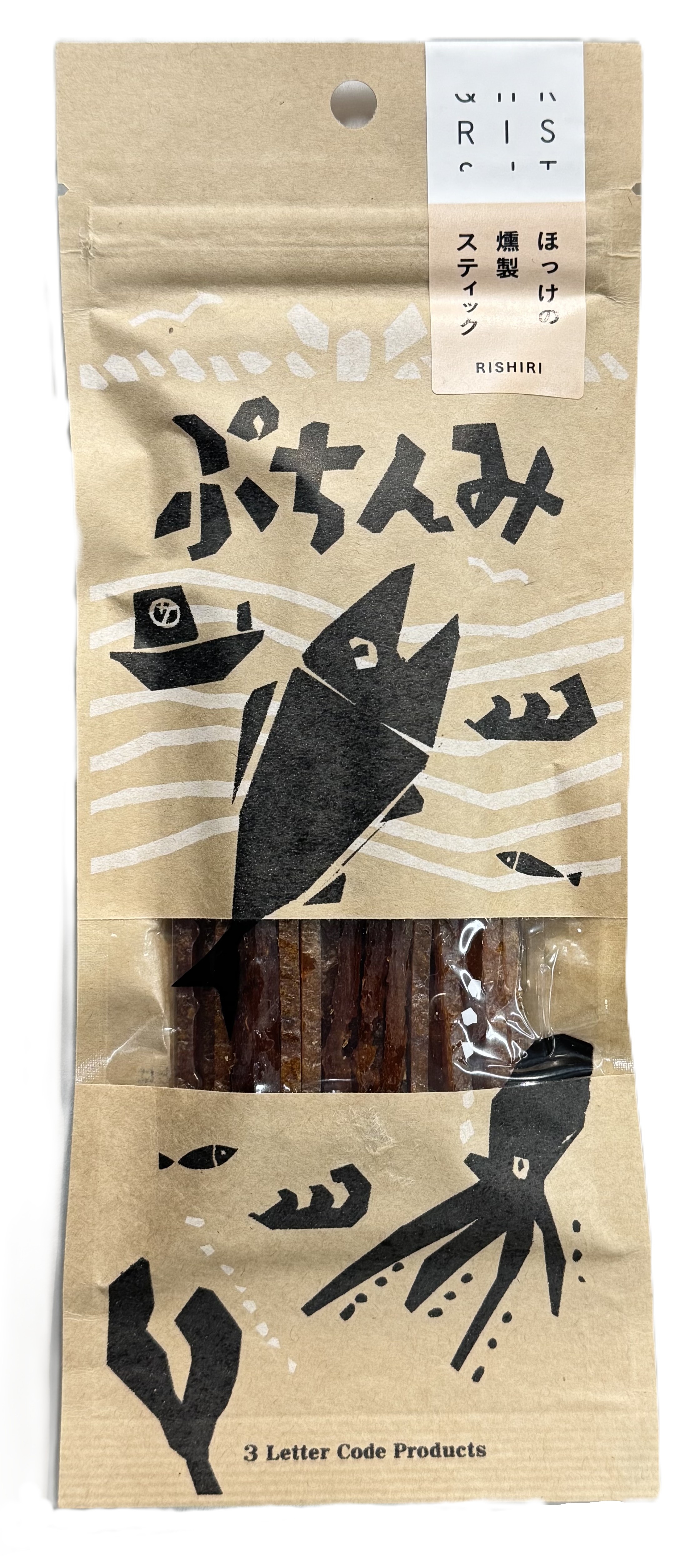 ぷちんみ ほっけの 燻製スティック